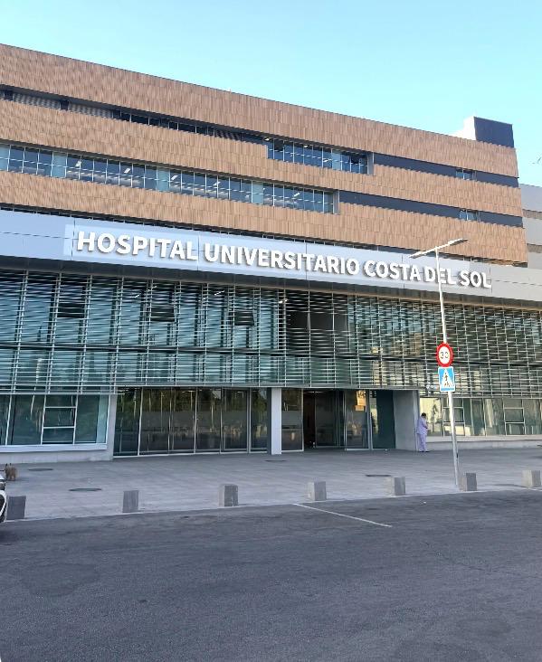 Façade of the Costa del Sol University Hospital.